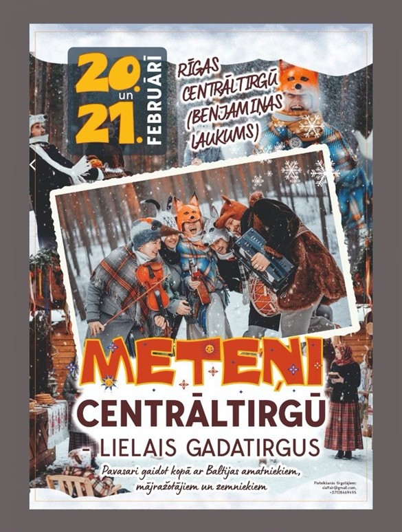 Meteņi Centrāltirgū – lielais gadatirgus